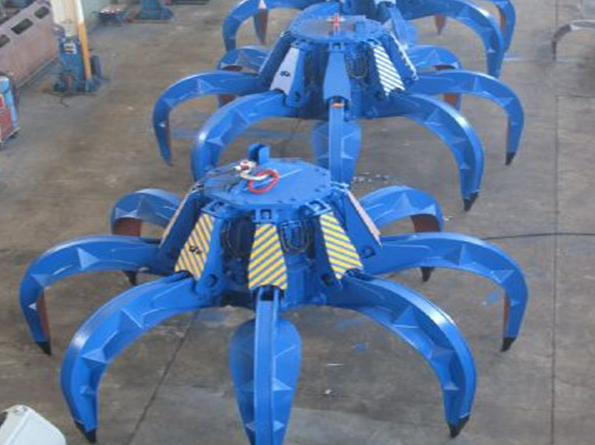 廢鋼廢料液壓抓斗抓鋼機